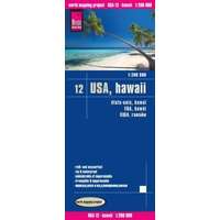 Reise Know-How USA 12. Hawaii térkép Reise 1:1 250 000