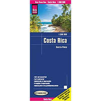 Reise Know-How Costa Rica térkép, Costa Rica autós térkép, Panama térkép Reise 1:300 000