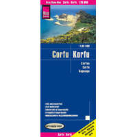 Reise Know-How Korfu autós térkép Reise Corfu térkép 1:65 000