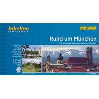 Esterbauer Verlag München kerékpáros térkép Rind um München Radweg kerékpáros atlasz Esterbauer 1:50 000, 1:20 000