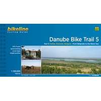 Esterbauer Verlag 5. Danube Bike Trail kerékpáros atlasz Esterbauer 1:100 000 Duna kerékpáros térkép