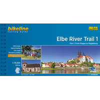 Esterbauer Verlag Elbe River Trail kerékpáros atlasz 1. Esterbauer 1:75 000 Elba kerékpáros térkép