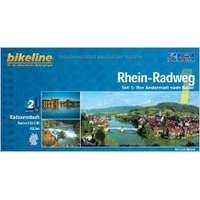 Esterbauer Verlag 1. Rhein-Radweg kerékpáros atlasz Esterbauer 1:75 000 Rhein kerékpáros térkép