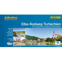 Esterbauer Elbe-Radweg Tschechien Esterbauer Elba kerékpáros térkép Csehország német nyelvű