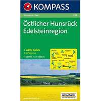 Kompass 835. Hunsrück, Östlicher, Edelsteinregion turista térkép Kompass