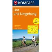 Kompass 3203. Linz und Umgebung kerékpáros térkép 1:70 000 Fahrradkarten