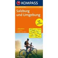 Kompass 3204. Salzburg und Umgebung kerékpáros térkép 1:70 000 Fahrradkarten