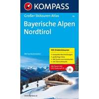 Kompass 581. Bayerische Alpen, Nordtirol, Skitourenführer mit CD túraatlasz Wanderatlanten