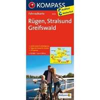 Kompass 3020. Rügen, Stralsund, Greifswald kerékpáros térkép 1:70 000 Fahrradkarten