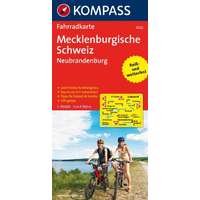 Kompass 3022. Mecklenburgische Schweiz, Neubrandenburg kerékpáros térkép 1:70 000 Fahrradkarten