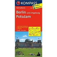 Kompass 3038. Berlin und Umgebung, Potsdam kerékpáros térkép 1:70 000 Fahrradkarten