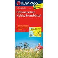 Kompass 3003. Dithmarschen, Heide, Brunsbüttel kerékpáros térkép 1:70 000 Fahrradkarten