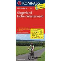 Kompass 3057. Siegerland, Hoher Westerwald kerékpáros térkép 1:70 000 Fahrradkarten