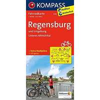 Kompass 3104. Regensburg und Umgebung, Unteres Altmühltal kerékpáros térkép 1:70 000 Fahrradkarten