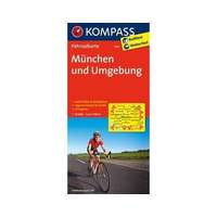 Kompass 3119. München und Umgebung kerékpáros térkép 1:70 000 Fahrradkarten