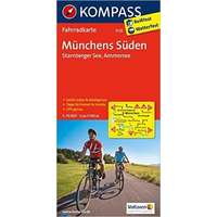 Kompass 3120. Münchens Süden, Starnberger See, Ammersee kerékpáros térkép 1:70 000 Fahrradkarten