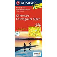 Kompass 3121. Chiemsee, Chiemgauer Alpen kerékpáros térkép 1:70 000 Fahrradkarten