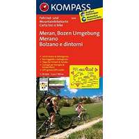 Kompass 3414. Meran, Bozen Umgebung kerékpáros térkép 1:70 000 Fahrradkarten