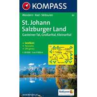 Kompass 80. St. Johann, Salzburger Land turista térkép Kompass