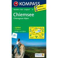 Kompass 10. Chiemsee-Simssee turista térkép Kompass 1:50 000