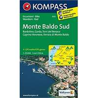 Kompass 692. Monte Baldo süd turista térkép Kompass 1:25 000