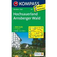 Kompass 841. Sauerland 1, Hochsauerland, Arnsberger Wald turista térkép Kompass