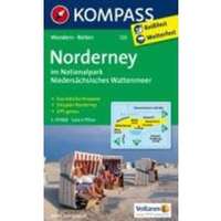 Kompass 729. Insel Norderney, 1:17 500 turista térkép Kompass