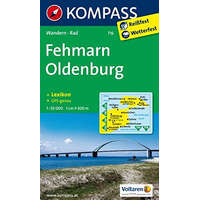 Kompass 716. Fehmarn, Oldenburg turista térkép Kompass