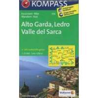Kompass 096. Alto Garda, Ledro, Valle del Sarca, 1:25 000, D/I turista térkép Kompass