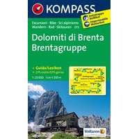 Kompass 073. Dolomiti di Brenta turista térkép Kompass 1:25 000