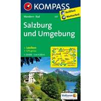 Kompass 017. Salzburg és környéke turista térkép Kompass 1:25 000