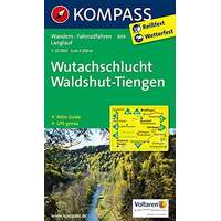 Kompass 899. Wutachschlucht, Waldshut, Tiengen, 1:25 000 turista térkép Kompass