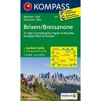 Kompass 615. Brixen, Bressanone turista térkép Kompass 1:25 000