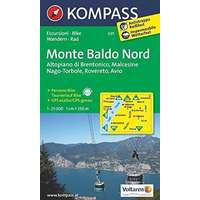 Kompass 691. Monte Baldo Nord turista térkép Kompass 1:25 000