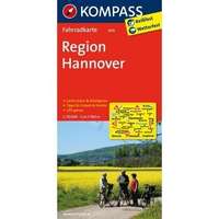 Kompass 3015. Hannover, Region kerékpáros térkép 1:70 000 Fahrradkarten