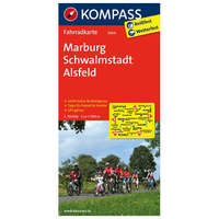 Kompass 3066. Marburg, Schwalmstadt, Alsfeld kerékpáros térkép 1:70 000 Fahrradkarten