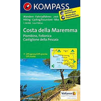 Kompass 2469. Costa della Maremma, D/I turista térkép Kompass