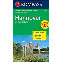 Kompass 848. Hannover und Umgebung, 2teiliges Set mit Naturführer turista térkép Kompass