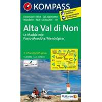 Kompass 147. Alta Val di Non, Le Maddalene, Passo Mendola, 1:25 000 turista térkép Kompass