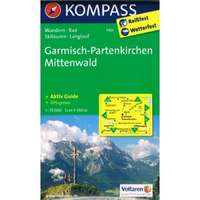 Kompass 790. GarmischPartenkirchen, Mittenwald, 1:35 000 turista térkép Kompass
