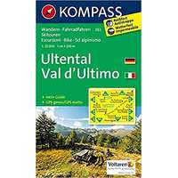Kompass 052. Ultental, Val d&#039;Ultimo turista térkép Kompass 1:25 000