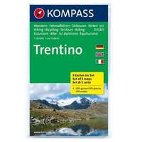 Kompass 683. Trentino, 3teiliges Set turista térkép Kompass
