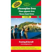 Freytag & Berndt Graz atlasz, Graz térkép, spirál kisatlasz, Graz várostérkép Freytag & Berndt 1:12 500