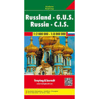 Freytag &amp; Berndt Oroszország térkép - FÁK, 1:2 000 000-1:8 000 000 Freytag térkép AK 37