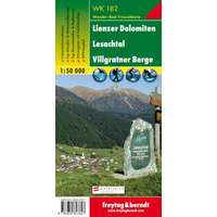 Freytag &amp; Berndt WK 182 Lienzer Dolomiten, Lesachtal, Villgratner Berge turistatérkép 1:50 000