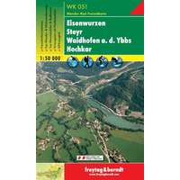 Freytag &amp; Berndt WK 051 Eisenwurzen, Steyr, Waidhofen a.d. Ybbs, Hochkar turistatérkép 1:50 000