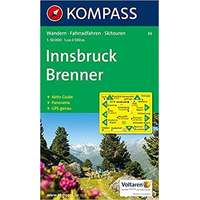 Kompass 036. Innsbruck turista térkép Kompass 1:35 000