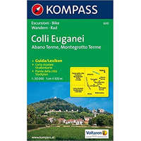 Kompass 600. Colli Euganei, Abano Terme, Montegrotto Terme, 1:30 000, D/I turista térkép Kompass