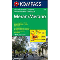 Kompass 481. Meran/Merano, 1:8 000 várostérkép
