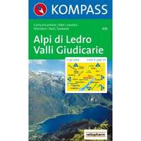 Kompass 071. Alpi di Ledro turista térkép Kompass 1:50 000